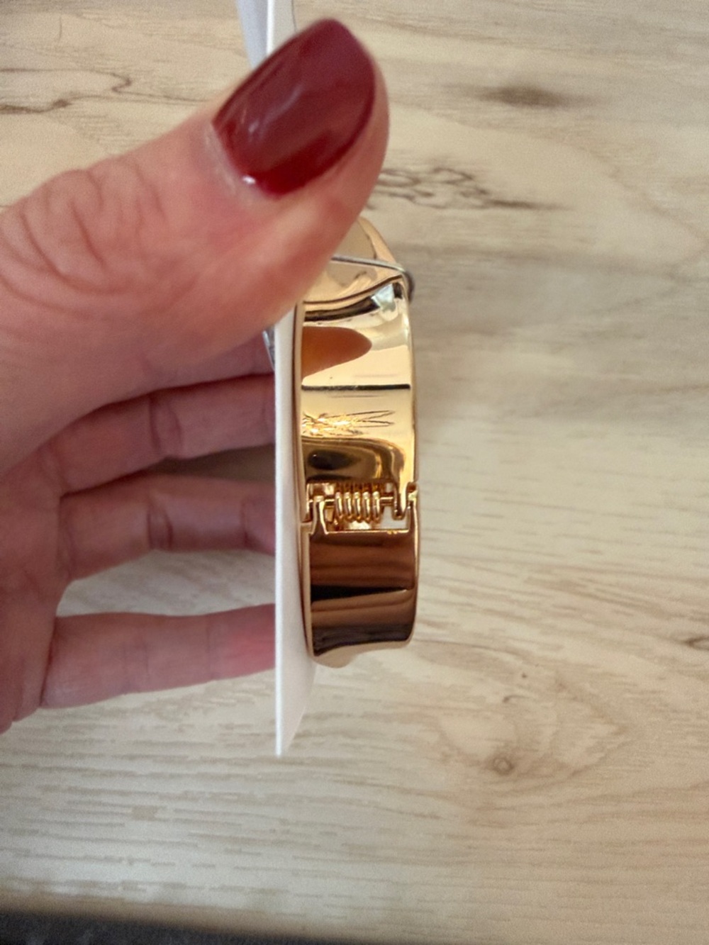 BaubleBar Gold Rush Bangle Bracelet in Don’t Get it Twisted. - Picture 3 of 4